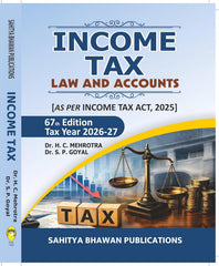 Income Tax Law and Accounts – Book By Sahitya Bhawan Publications