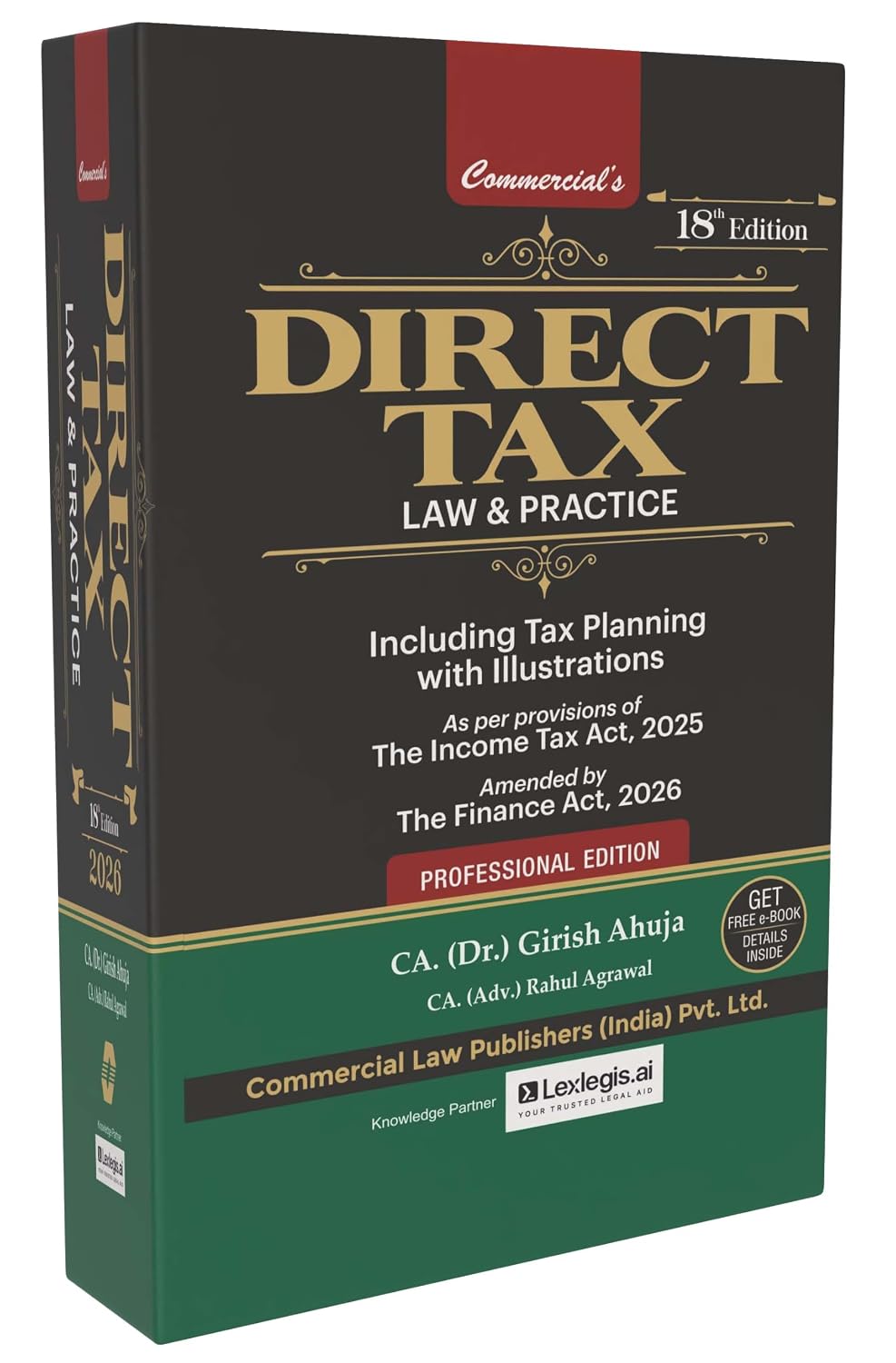 Commercial's Direct Tax Law & Practice - Book By Girish Ahuja and Rahul Agrawal