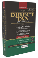 Commercial's Direct Tax Law & Practice - Book By Girish Ahuja and Rahul Agrawal