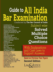 Guide to All India Bar Examination (AIBE) Subject Wise Solved Multiple Choice Questions Book with Explanations and Case Laws to Support Answers By Law & Justice Publishing Co