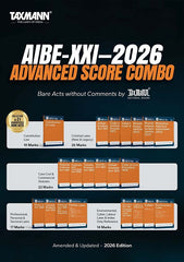 AIBE-XXI 2026 ADVANCED SCORE COMBO Books (Designed to Cover : 89 Marks) – Bare Acts without Comments with Uniform Section-wise Layout for Rapid Look-ups - Compact and Cost-effective [Set of 21 Bare Acts] By Taxmann
