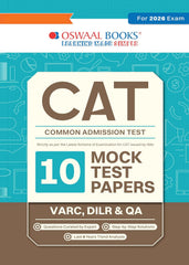 CAT Mock Test Papers - Book By Oswaal Books