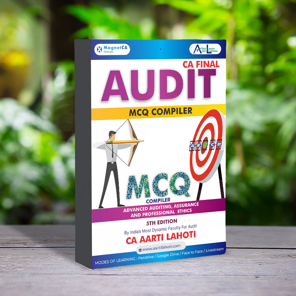 CA Final Audit MCQ Compiler Book by CA Aarti Lahoti