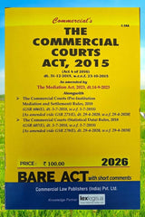 Commercial's The Commercial Courts Act, 2015 Bare Act (with short comments) Book