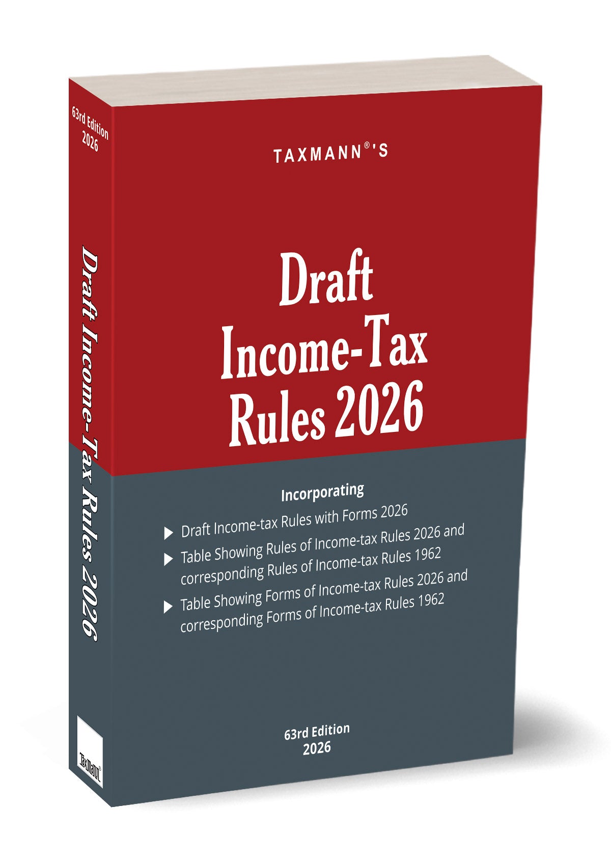 Draft Income-Tax Rules 2026 Book By Taxmann