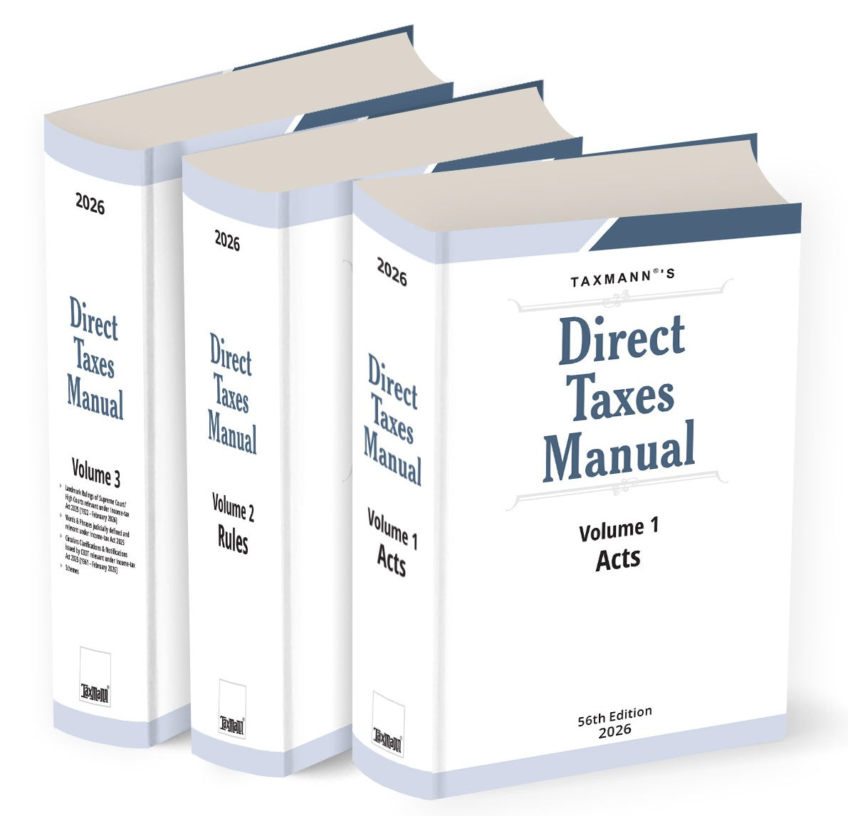 Direct Taxes Manual (Set of 3 Volumes) by Taxmann
