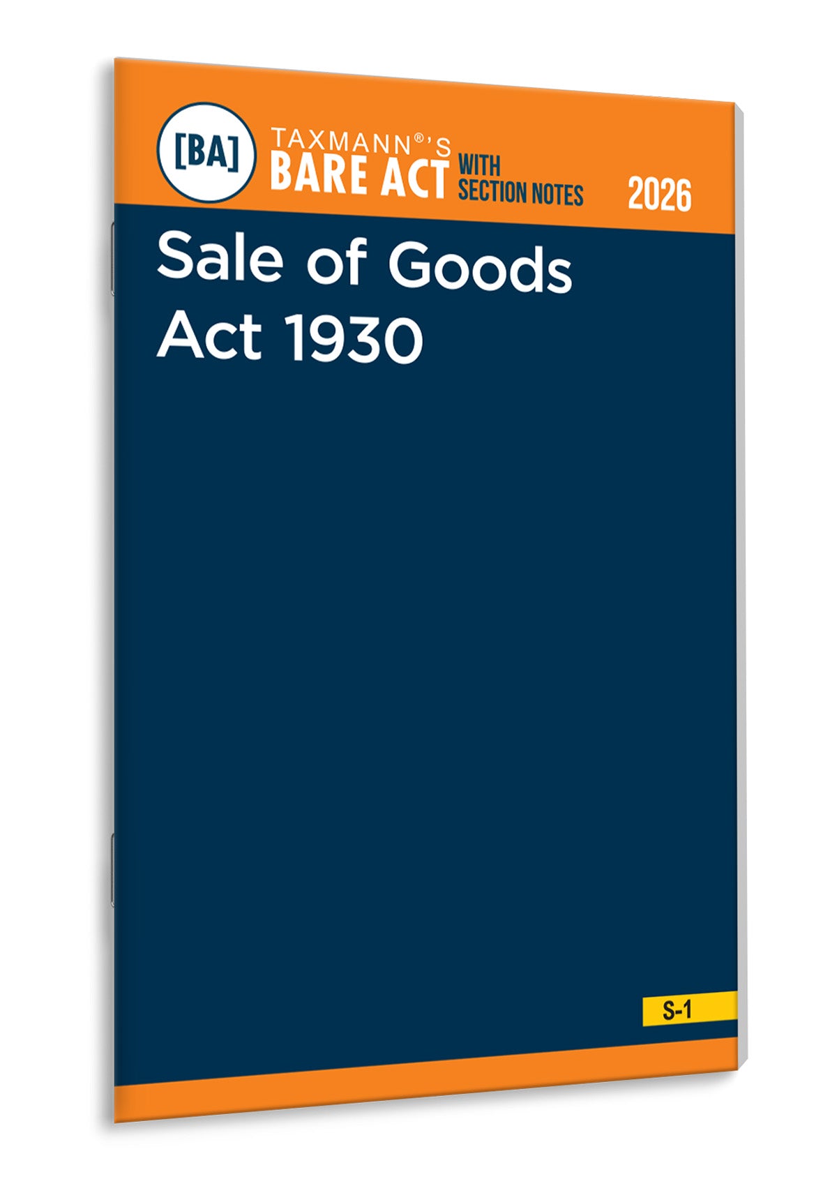 Sale of Goods Act 1930 (Bare Act with Section Notes) - Book By Taxmann