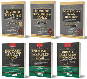 Commercial’s Income Tax Act, Income Tax Rules and Direct Taxes Ready Reckoner - Combo (Set of 6 Books) By CA Dr. Girish Ahuja