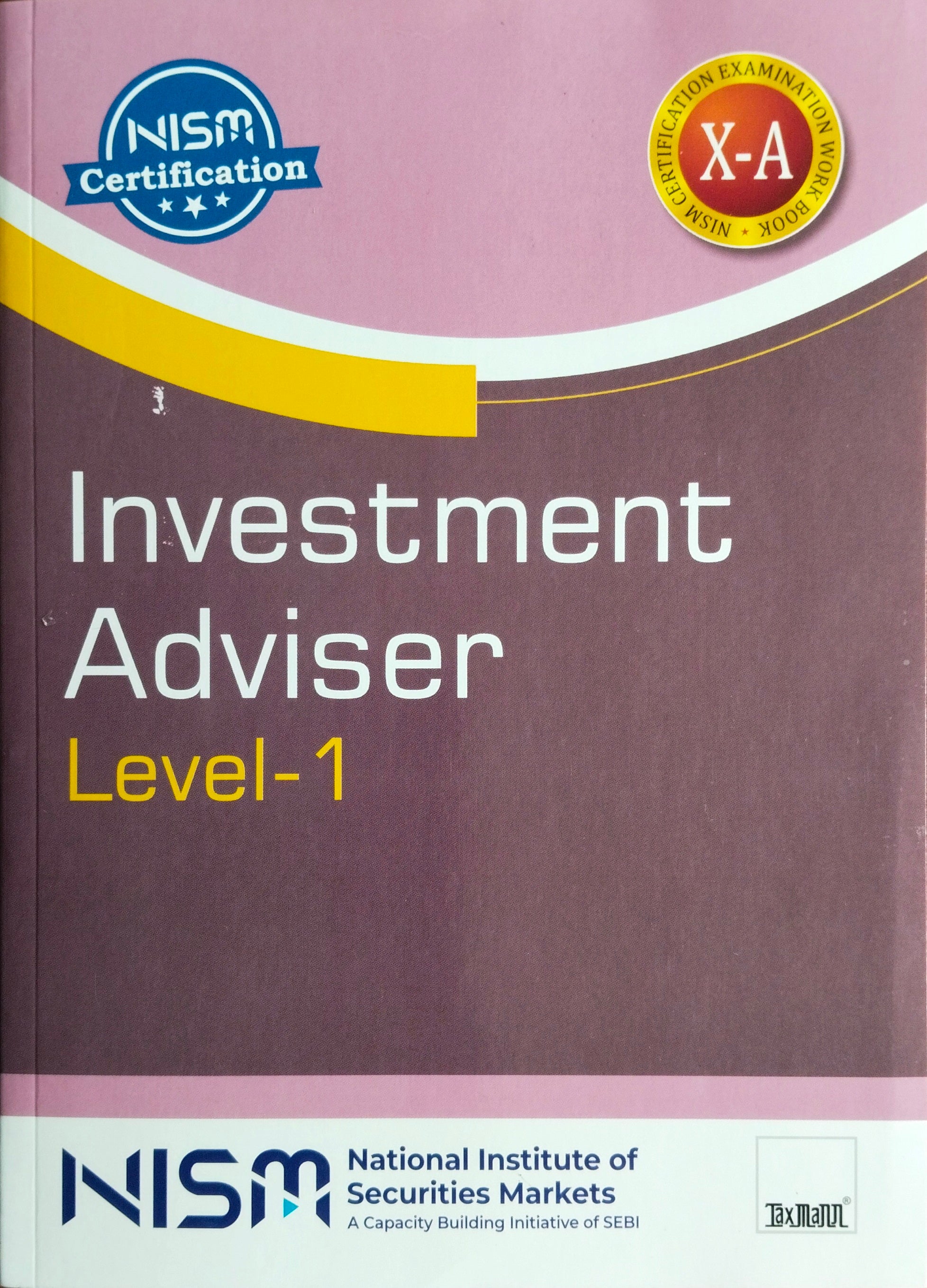 Investment Adviser - Foundational to Advanced Combo Books (NISM) By Taxmann Taxmann