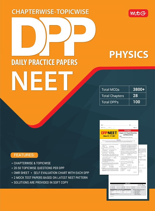 Chapter-Wise Topic-Wise Daily Practice Paper (DPP) Physics book by MTG Learning