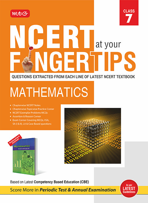 NCERT at your Fingertips Mathematics Book for Class 7 by MTG Learning