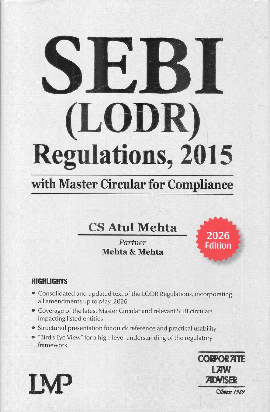 LMP's SEBI (LODR) Regulations, 2015 with Master Circular for Compliance - Book By Atul Mehta