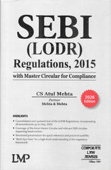 LMP's SEBI (LODR) Regulations, 2015 with Master Circular for Compliance - Book By Atul Mehta