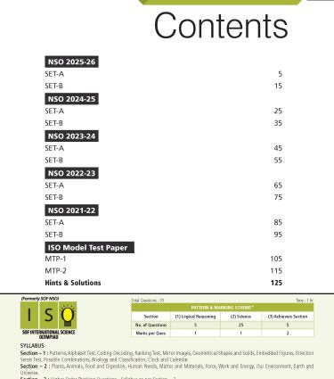 ISO Class-4 Olympiad Previous Years Papers (PYP - Set A and B) Science - Book by MTG Learning