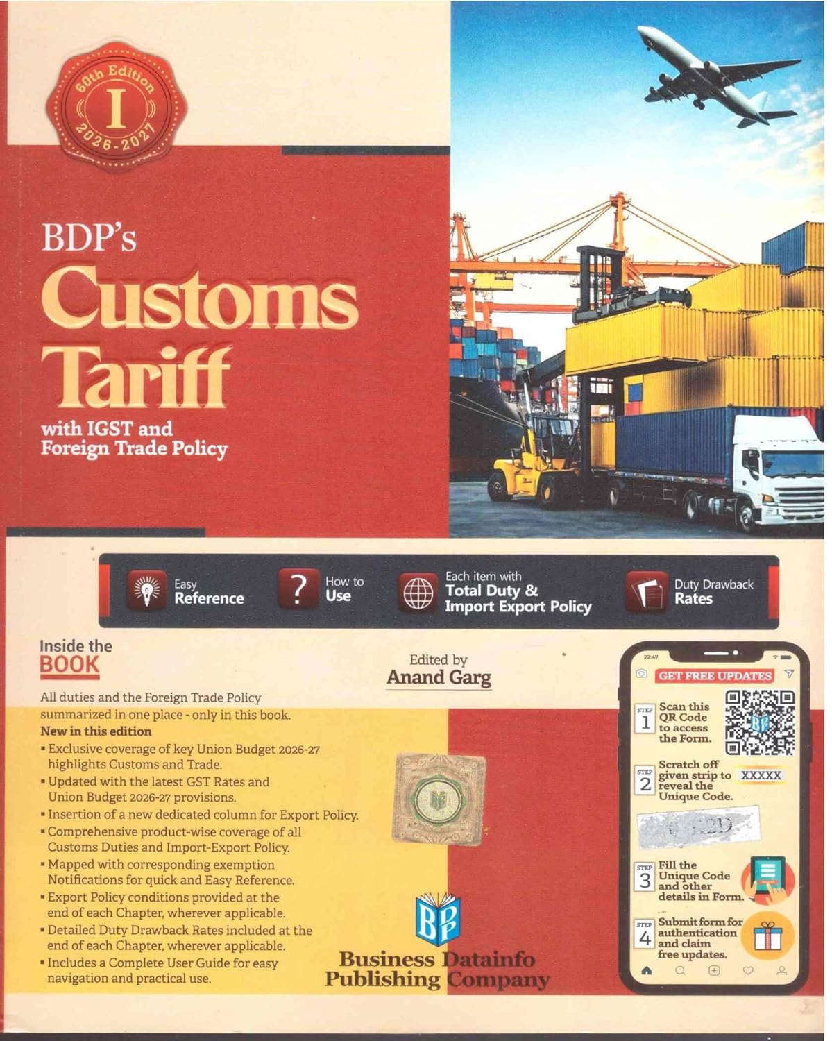 Customs Tariff with IGST and Foreign Trade Policy (Set of 3 Volumes) - Books By BDP