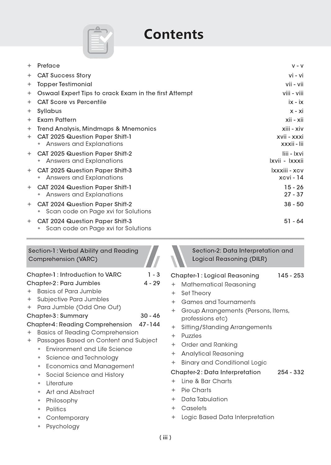 CAT Exam Solved Papers - Book By Oswaal Books