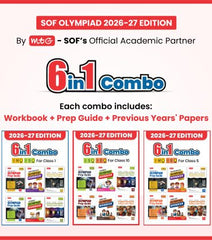 Class-3 (Mathematics and Science) IMO-NSO Olympiad Workbook, Prep-Guide and Previous Years Papers (6 in 1 COMBO) - Books by MTG Learning