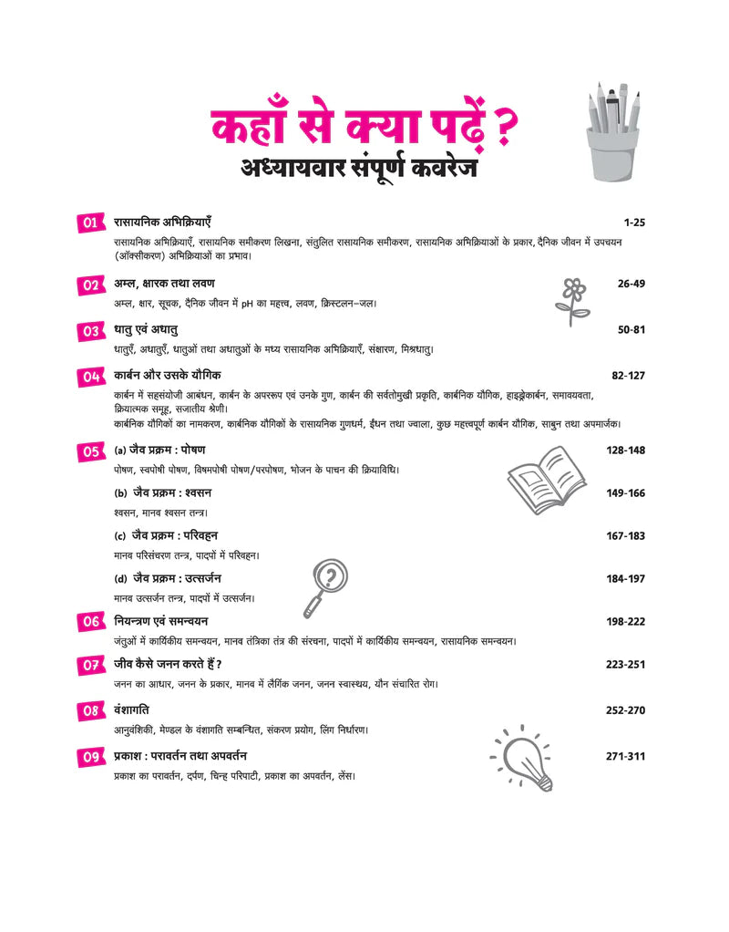 All in One Science (Vigyan) Class 10 for CBSE Exam - Book (in Hindi) By Arihant Publication