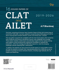Solved Papers of CLAT and AILET - Book By Pearson