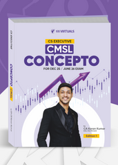 CS Executive Capital Market & Securities Laws Concept Book by CA Karan Kumar