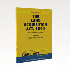 Commercial's Land Acquisition Act, 1894 Bare Act book