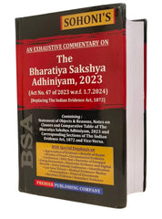 Sohoni's An Exhaustive Commentary on The Bharatiya Sakshya Adhiniyam, 2023 (BSA) - Book By Premier Publishing Company