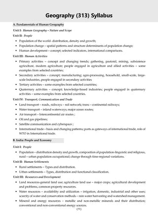 NTA CUET (UG) Mock Test Papers - Geography By Oswaal Books