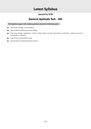 NTA CUET (UG) Mock Test Papers - General Aptitude Test Book By Oswaal Books