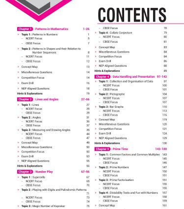 100 Percent NCERT & CBSE Mathematics Class 6 - Book By MTG Learning