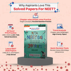 NEET (UG) Biology Chapter-wise & Topic-wise Questions-Fully Solved Papers - Book By Oswaal Books