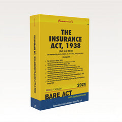 Commercial's Insurance Act, 1938 Bare Act book