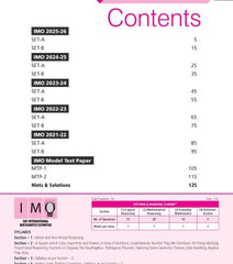 IMO Class-8 Olympiad Previous Years Papers (PYP) Mathematics with Sample OMR Sheet - Book By MTG Learning