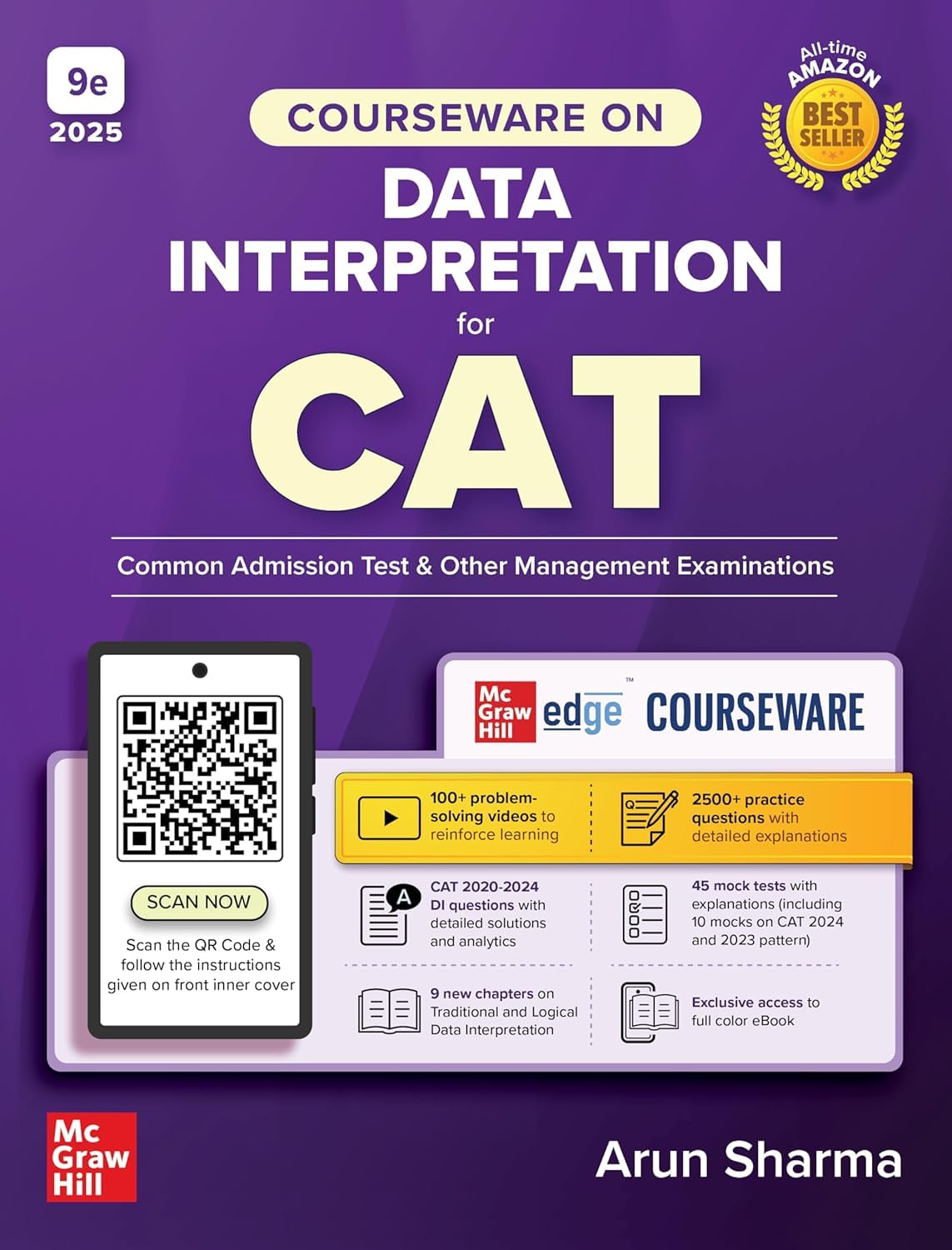 McGraw Hill's CAT Exam Quantitative Aptitude and Data Interpretation Combo (Set of 2) - Books By Arun Sharma