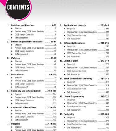 Class 12 CBSE Mathematics Book (CBSE Champion) - Chapterwise Topicwise Solved Papers By MTG Learning