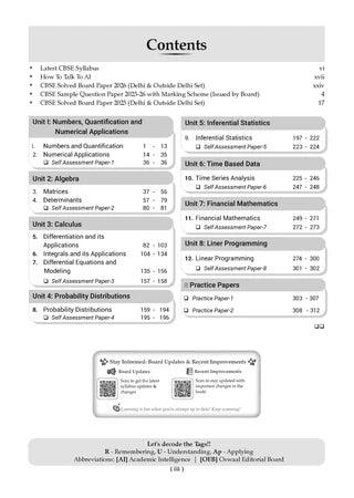 CBSE Question Bank for Class 12 - Applied Mathematics Book - Chapterwise and Topicwise Solved Papers For 2027 Exam By Oswaal Books