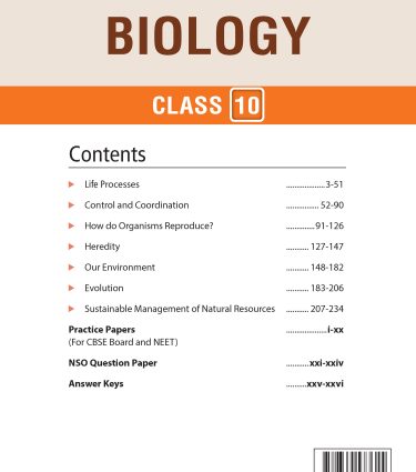 Foundation Course Biology Book for Class 10 by MTG Learning