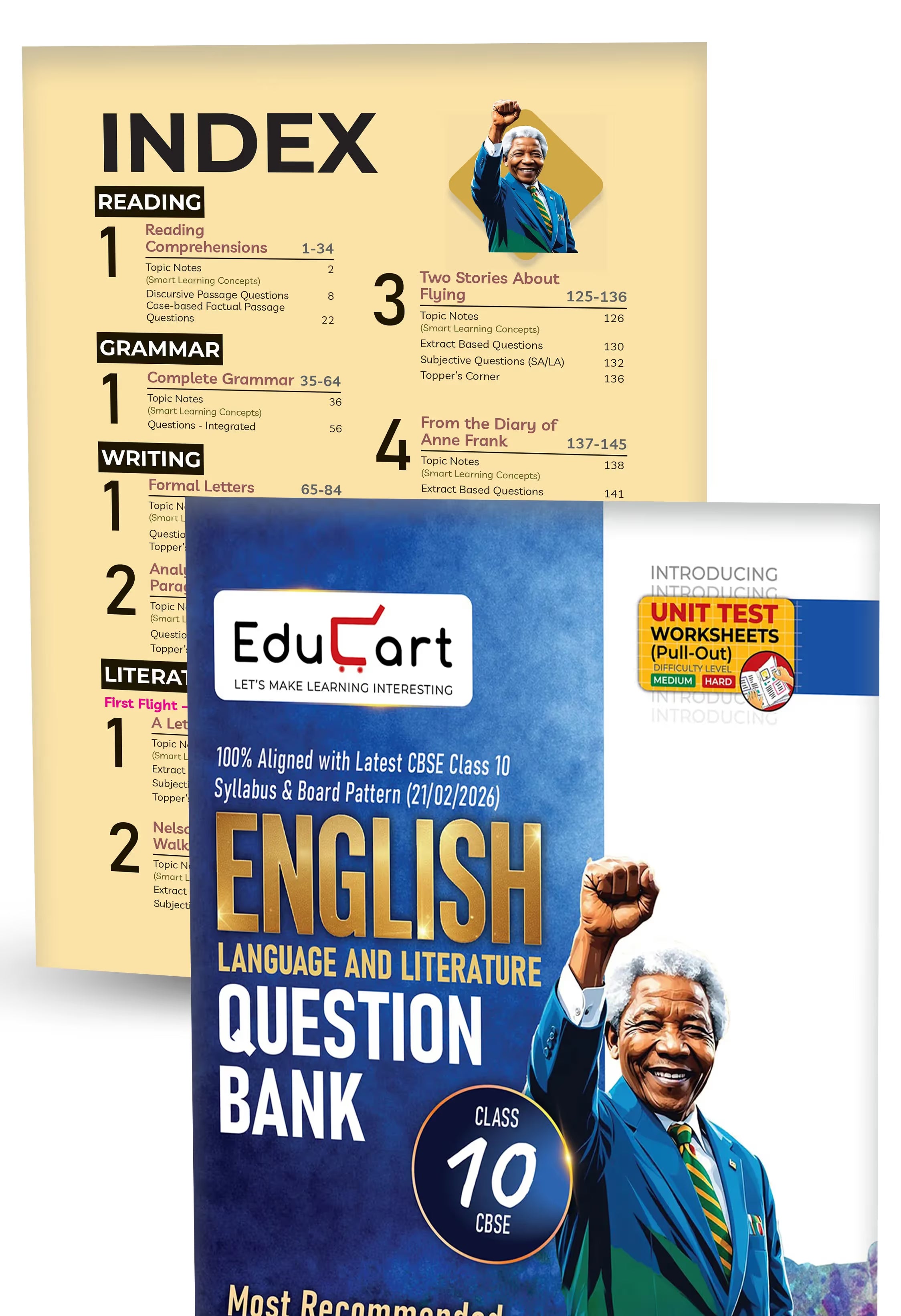 Educart CBSE Question Bank Class 10 Bundle Books - Science, Mathematics, Social Science and English