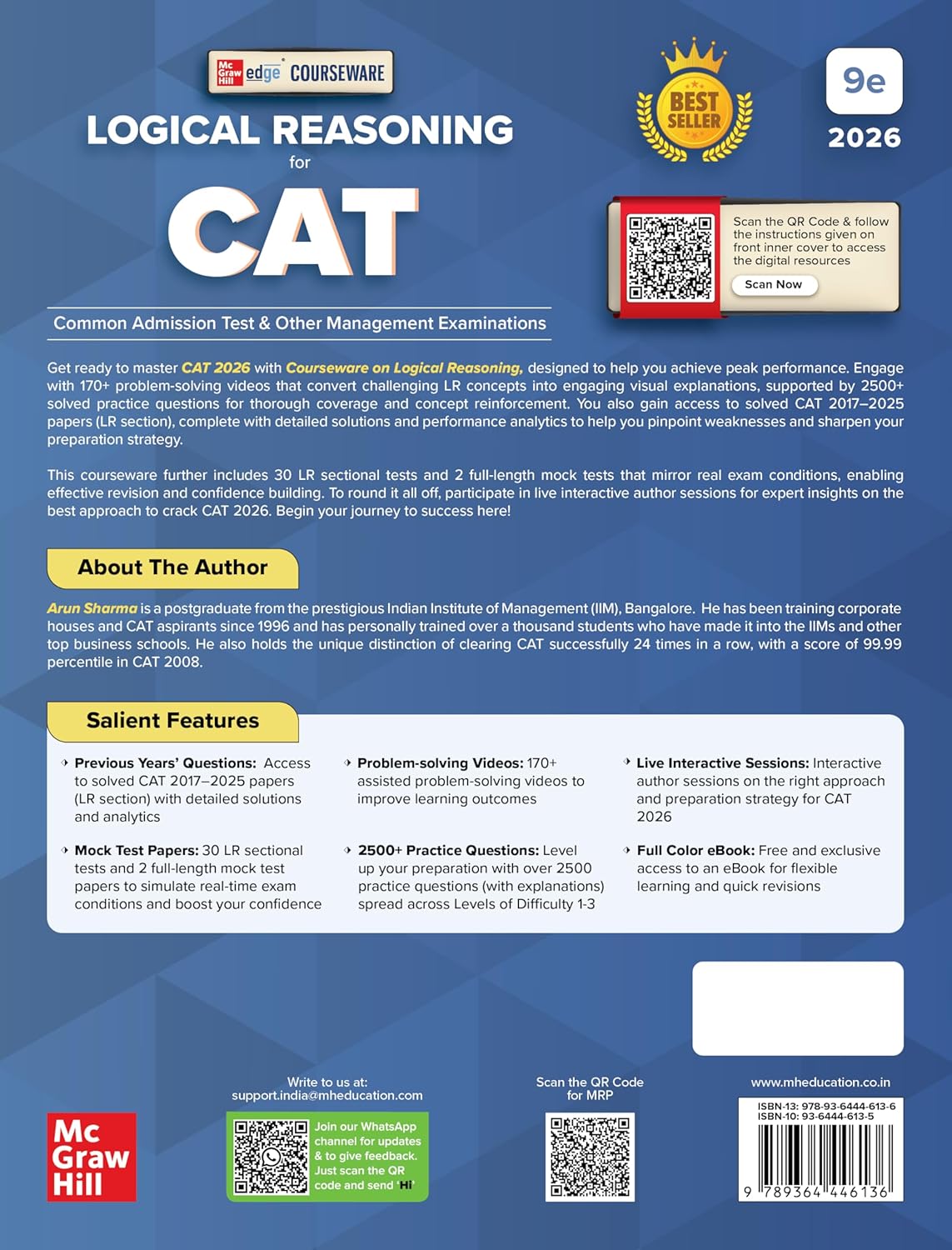 McGraw Hill's Courseware on Logical Reasoning for CAT - Book by Arun Sharma
