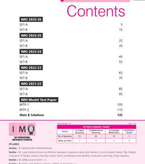 IMO Class-7 Olympiad Previous Years Papers (PYP) Mathematics with Sample OMR Sheet  - Book By MTG Learning