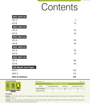 ISO Class-2 Olympiad Previous Years Papers (PYP - Set A and B) Science book by MTG Learning