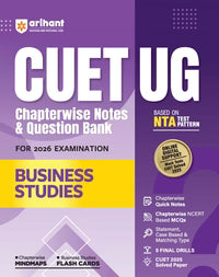 NTA CUET UG 2026 - Business Studies, Accountancy and Economics Books (Combo) - Chapter wise Notes and Question Bank By Arihant Publication