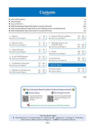 CBSE Question Bank for Class 12 - Chemistry Book - Chapterwise and Topicwise Solved Papers For 2027 Exam By Oswaal Books