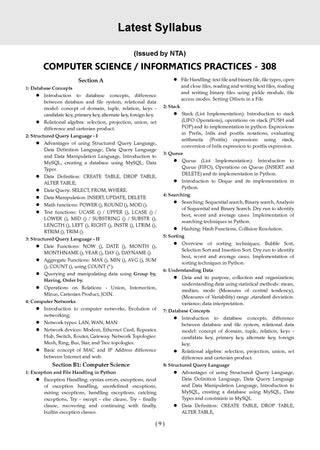 NTA CUET (UG) Mock Test Papers - Computer Science By Oswaal Books