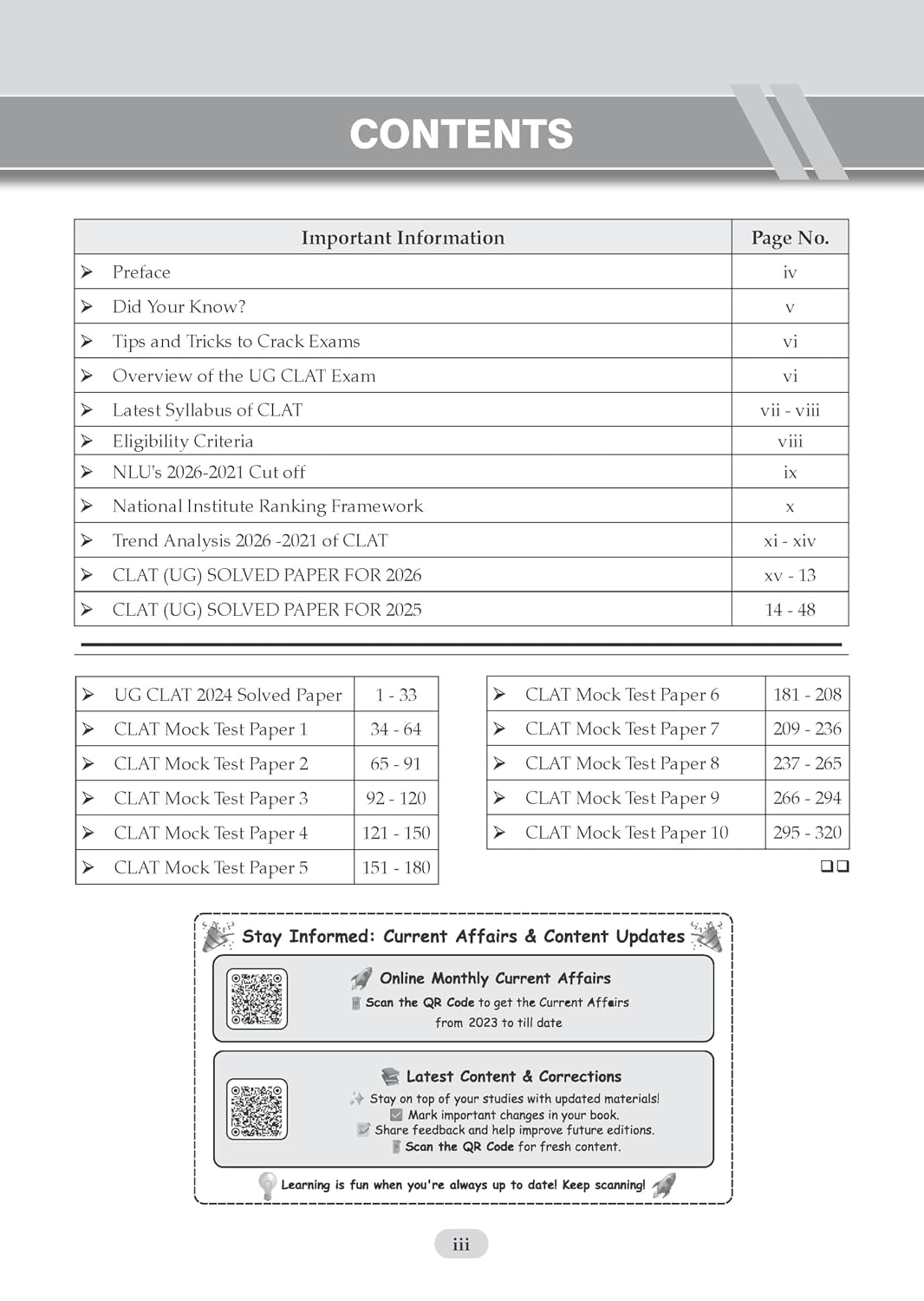 CLAT (UG) 10 Mock Test Papers - Book by Oswaal Books