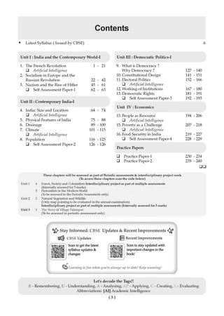 Class 9 CBSE Question Bank Social Science Chapter-wise & Topic-wise (with Competency Based Questions & Comprehensive NCERT coverage) By Oswaal Books