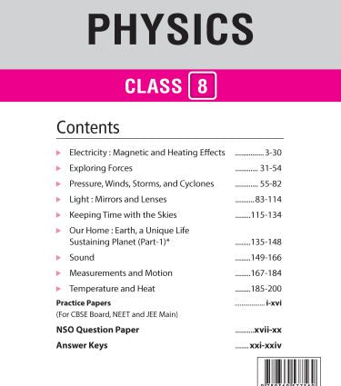 Foundation Course Physics Book for Class 8 by MTG Learning