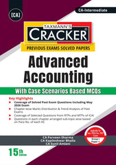 Taxmann Cracker Combo Papers 1 to 3 (Advanced Accounts, Law, and Tax) Set of 3 Books for CA Inter