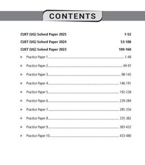 NTA CUET (UG) 10 Practice Test Papers For All Domain (Section – 1, 2 and 3) English and Hindi, Physics, Chemistry, Biology, Mathematics and General Test By MTG Learning