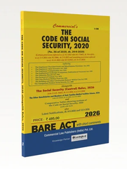 Commercial's New Labour & Industrial Code Along with Rules (Bare Act) - Combo Books