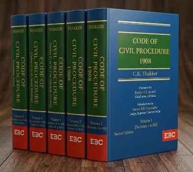 Code of Civil Procedure, 1908 (Set of 5 Volumes) - Books By EBC